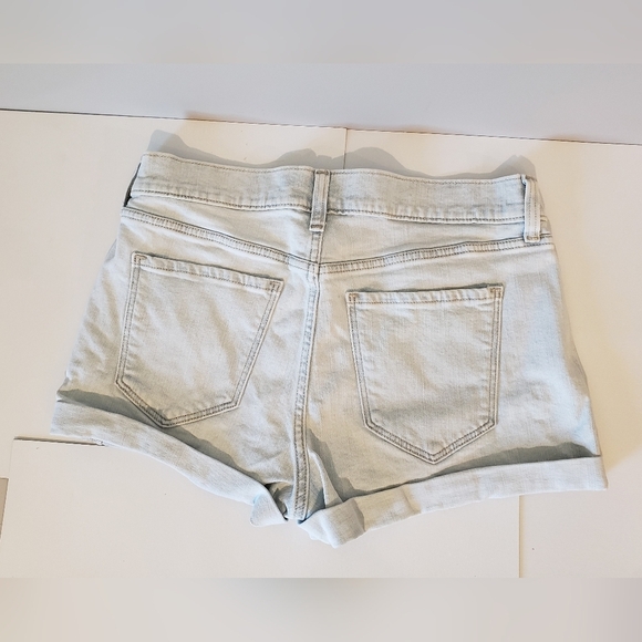 Old Navy (Lot Of 2) Boyfriend Jean Shorts Size 4 High Rise Medium & Lig… - Picture 13 of 14